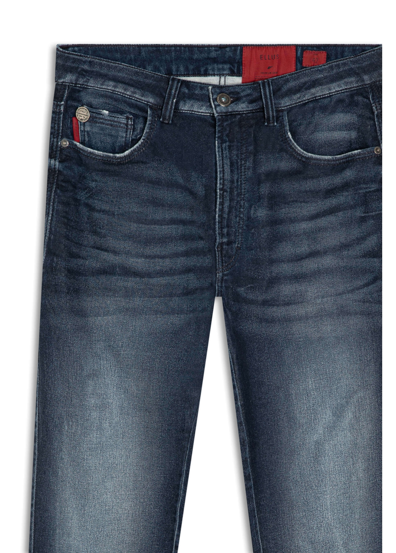 Calça Jeans Jogging Intense Blue Slim 1721-Lav.Esc. C/ Tie Dye