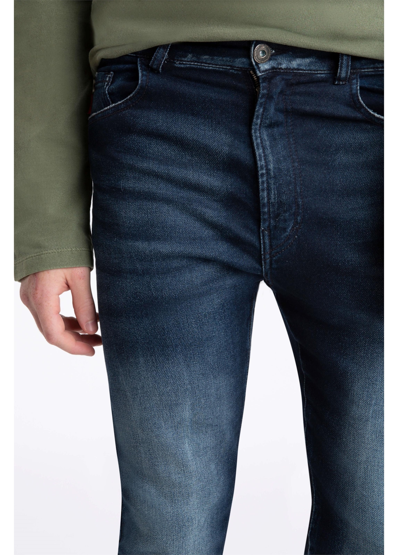 Calça Jeans Jogging Intense Blue Slim 1721-Lav.Esc. C/ Tie Dye
