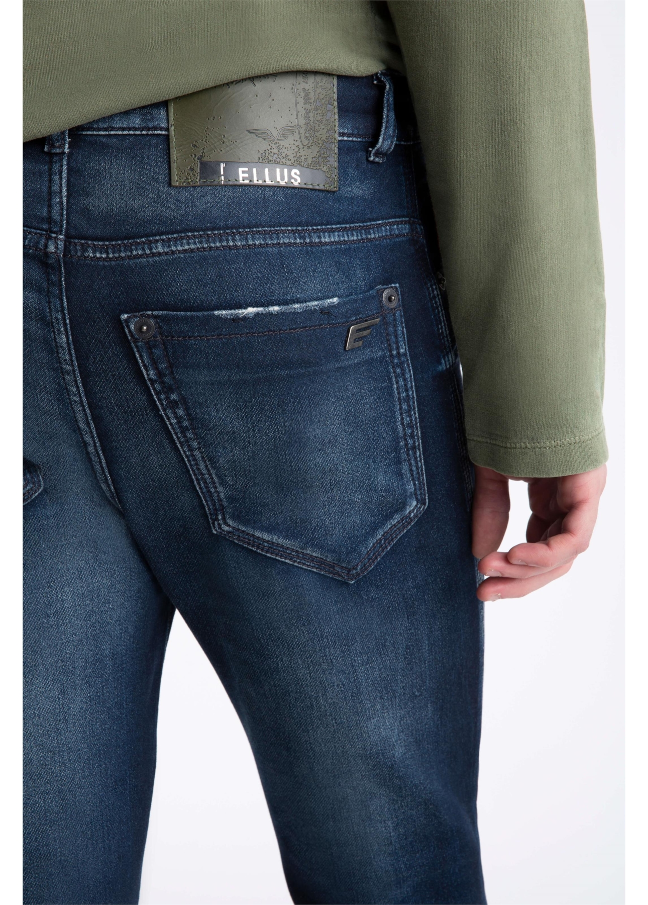 Calça Jeans Jogging Intense Blue Slim 1721-Lav.Esc. C/ Tie Dye