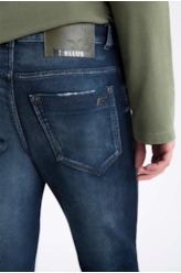 Calça Jeans Jogging Intense Blue Slim 1721-Lav.Esc. C/ Tie Dye