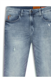 Calça Jeans Jogging Memory Skinny 1047 Lav.Claro C/ Pinc