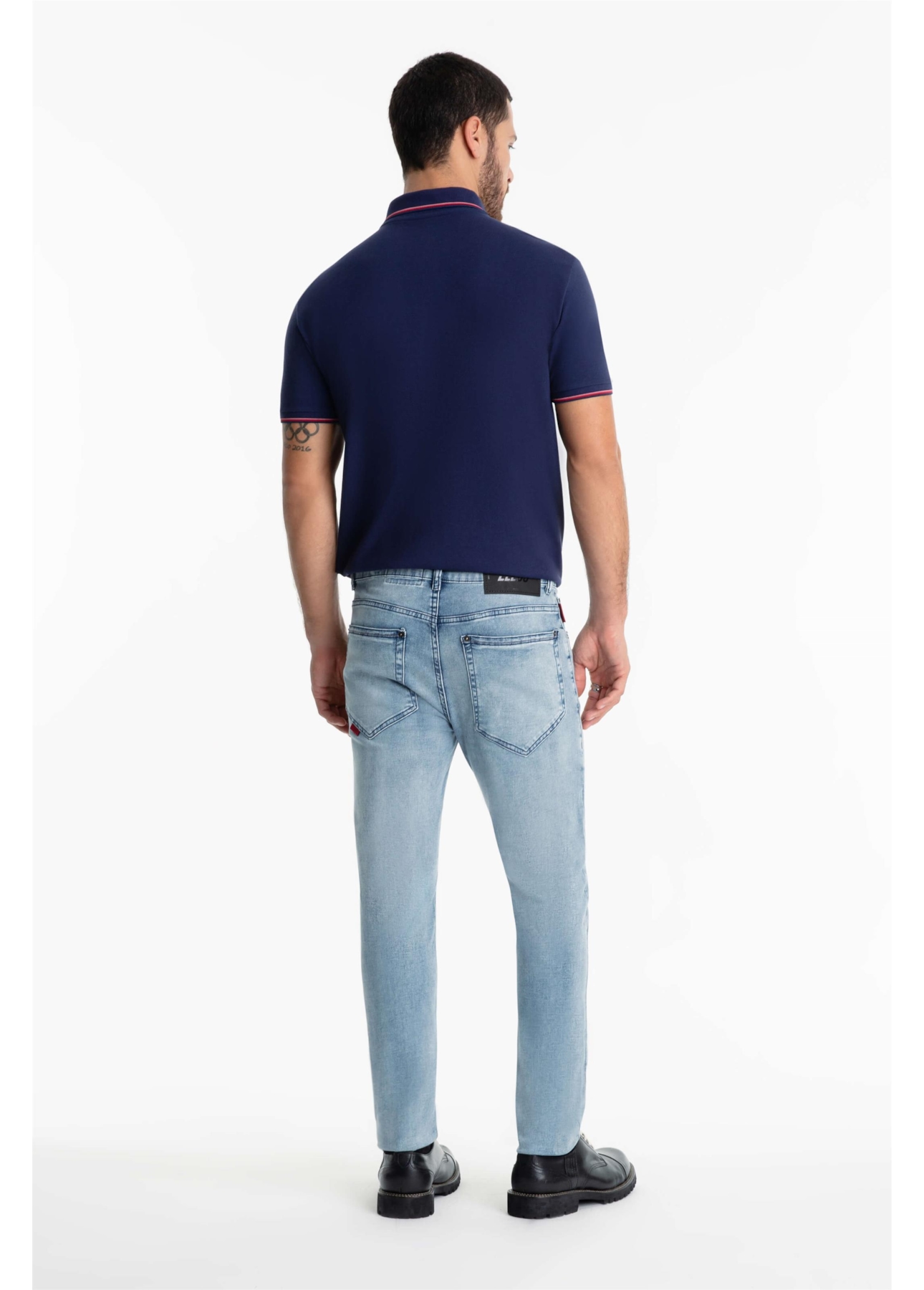 Calça Jeans Jogging Memory Skinny 1598-Lav.Claro C/ Sky