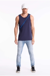 Calça Jeans Kyoto Slim Patch Lav.1803-Claro C/ Sky