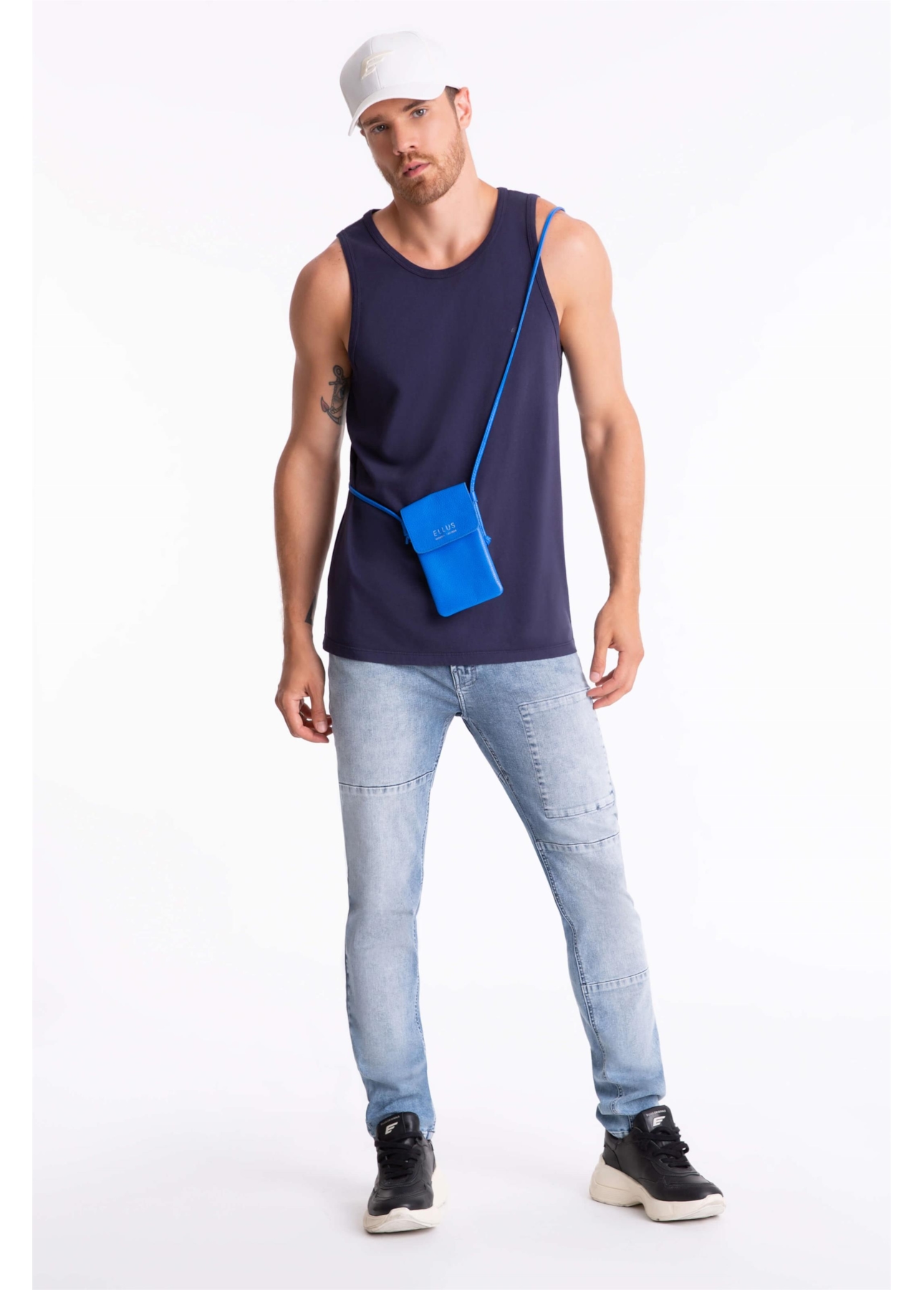 Calça Jeans Kyoto Slim Patch Lav.1803-Claro C/ Sky