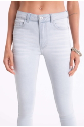 Calça Jeans Memory e Asa 312 Lav. Claro C/ Tank