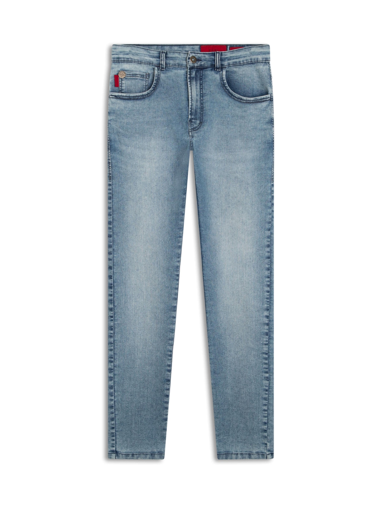 Calça Jeans Midi Blue Ly Et Zetex 1741-Lav.Claro C/Sky