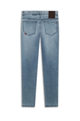 Calça Jeans Midi Blue Ly Et Zetex 1741-Lav.Claro C/Sky
