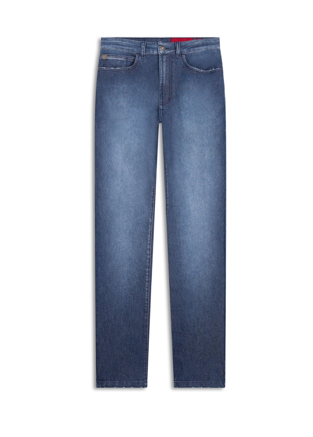 Calça Jeans Montana Blue Elastic (St) Slim Bols 1755 - Lav Medio C/ Used