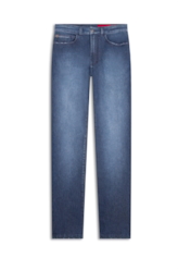 Calça Jeans Montana Blue Elastic (St) Slim Bols 1755 - Lav Medio C/ Used