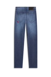 Calça Jeans Montana Blue Elastic (St) Slim Bols 1755 - Lav Medio C/ Used