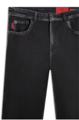 Calça Jeans New Black Elastic 1875-Lav.Black C/ Tie Dye