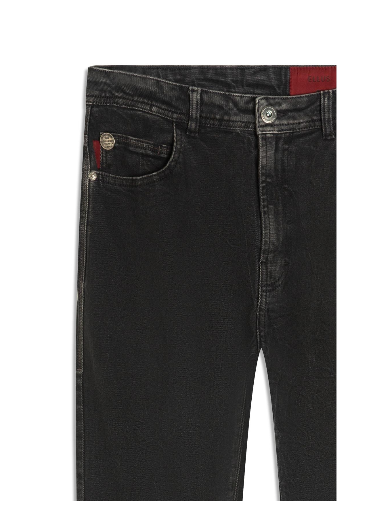 Calça Jeans New Black Elastic (Slim) Et Zetex Lav. Black C/ Rede