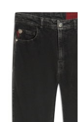 Calça Jeans New Black Elastic (Slim) Et Zetex Lav. Black C/ Rede