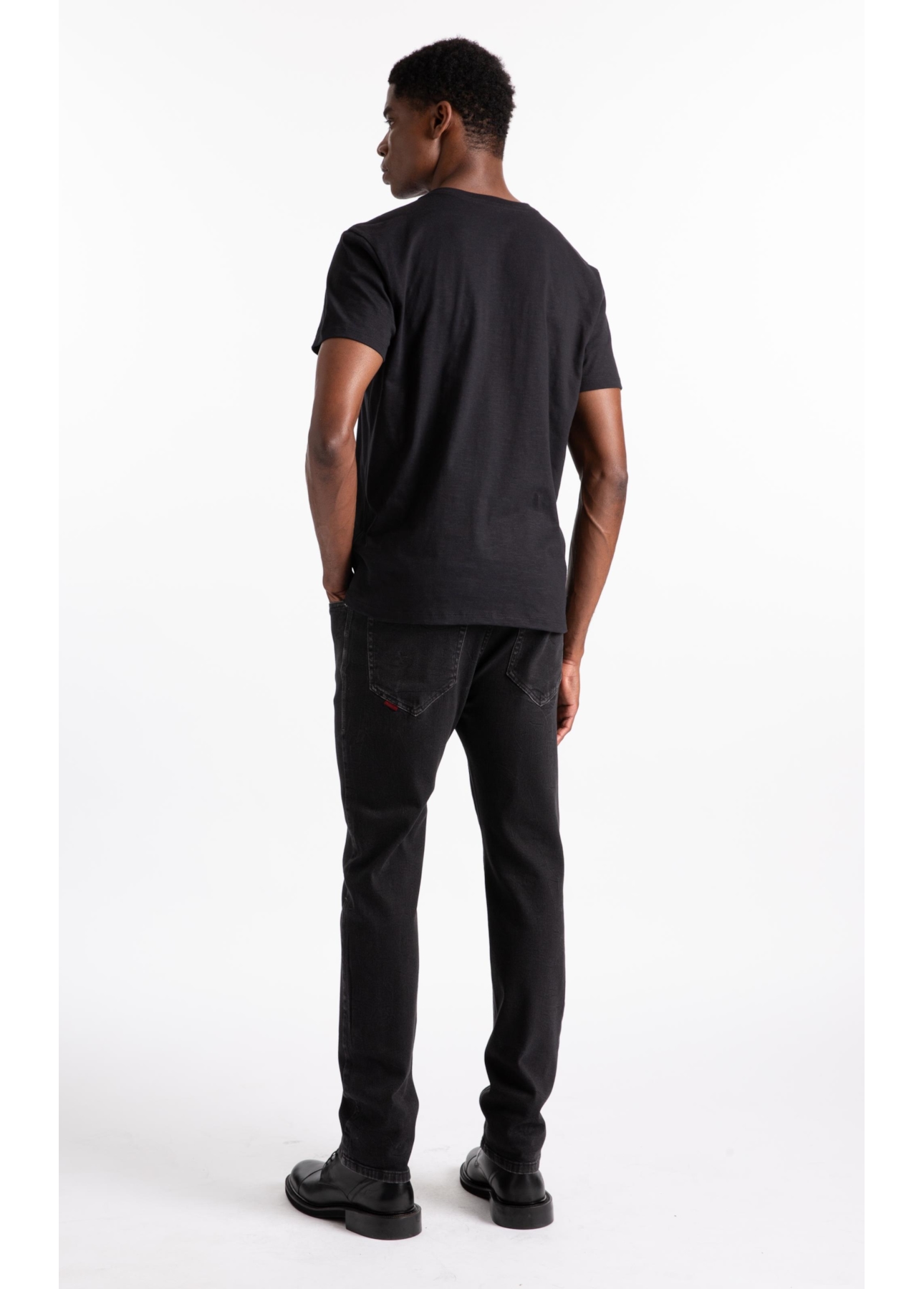Calça Jeans New Black Elastic (Slim) Et Zetex Lav. Black C/ Rede