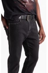 Calça Jeans New Black Elastic (Slim) Et Zetex Lav. Black C/ Rede