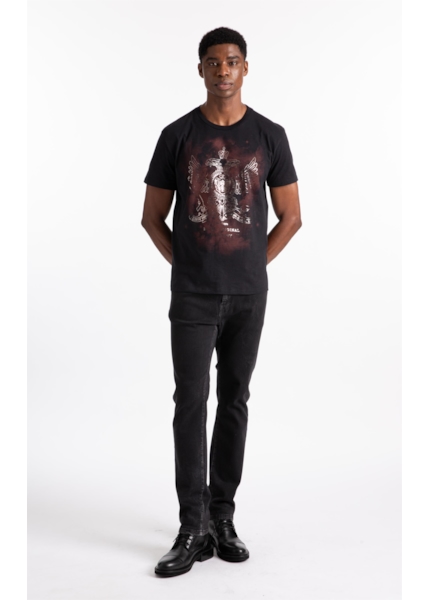 Calça Jeans New Black Elastic (Slim) Et Zetex Lav. Black C/ Rede