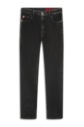 Calça Jeans New Black Elastic (Slim) Et Zetex Lav. Black C/ Rede