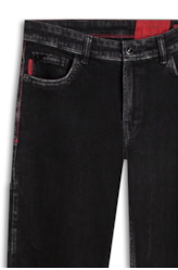 Calça Jeans New Black Low Rise 1875-Lav.Black C/ Tie Dye