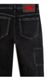 Calça Jeans New Black Low Rise 1875-Lav.Black C/ Tie Dye