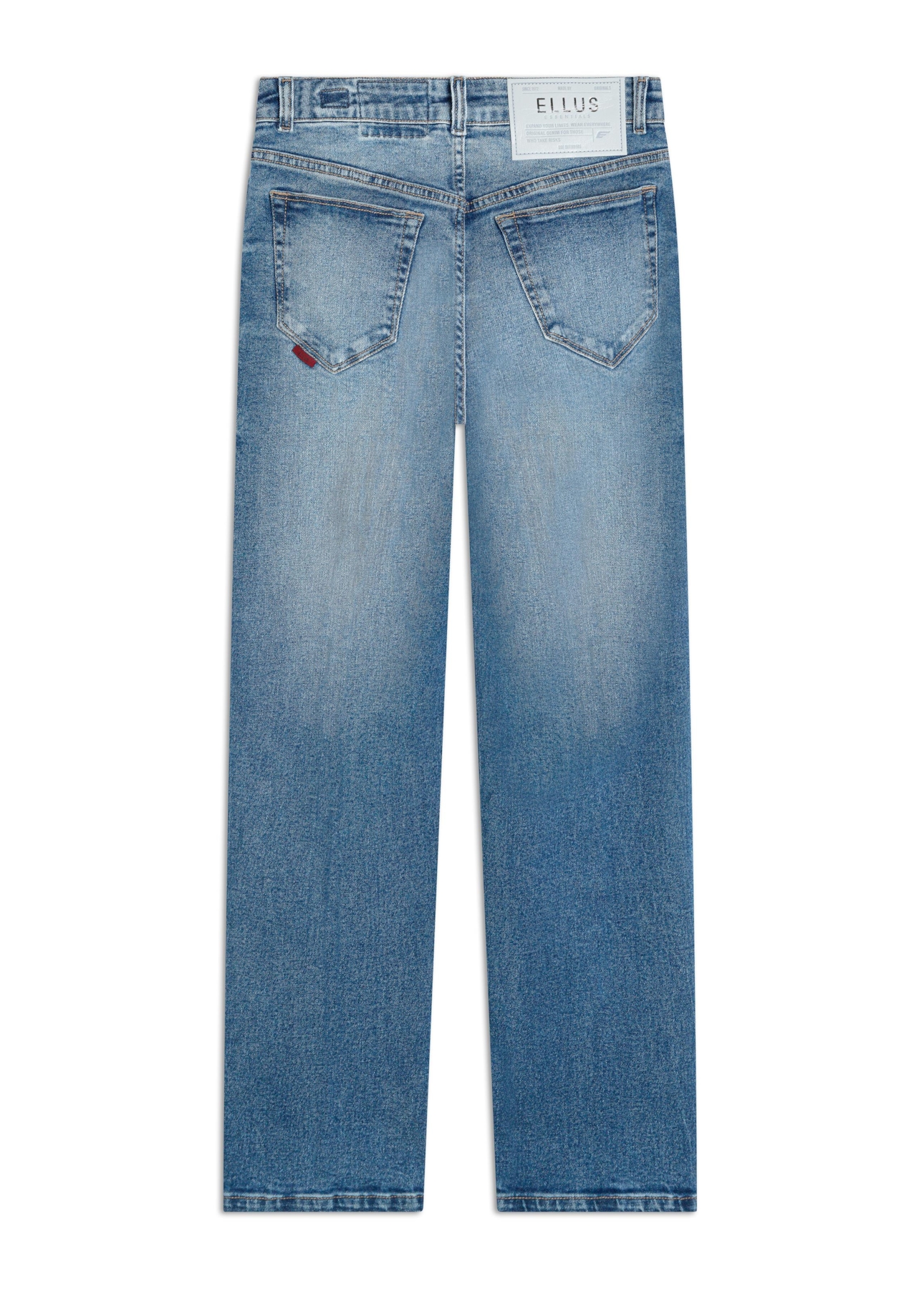 Calça Jeans New Blue Mom Lav.Medio C/ Grampos