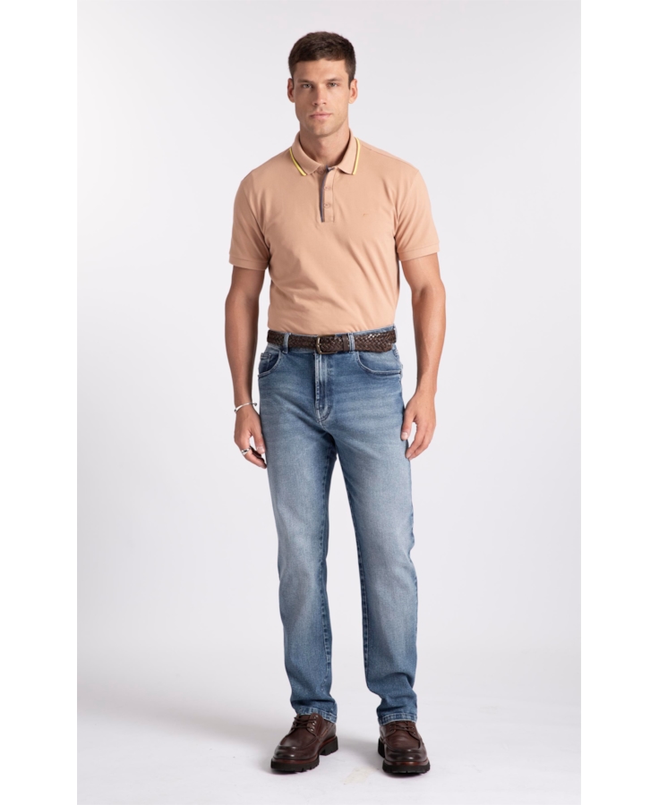 Calça Jeans New Blue Stretch Lav.Medio