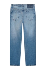 Calça Jeans New Blue Stretch Lav.Medio C/ Grampos