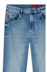 Calça Jeans New Blue Stretch Lav.Medio C/ Grampos