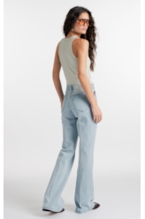 Calça Jeans New Flare Lav. Claro Total
