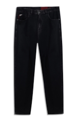 Calça Jeans New Jogging Black Baggy Lav. Black C/ Rede