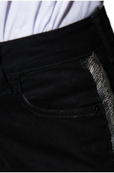 Calça Jeans New Straight Double Black 35 Amaciado