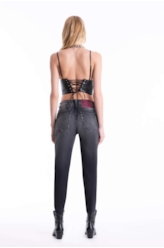 Calça Jeans Ocean Elastic 1851 Lav.Black C/ Used
