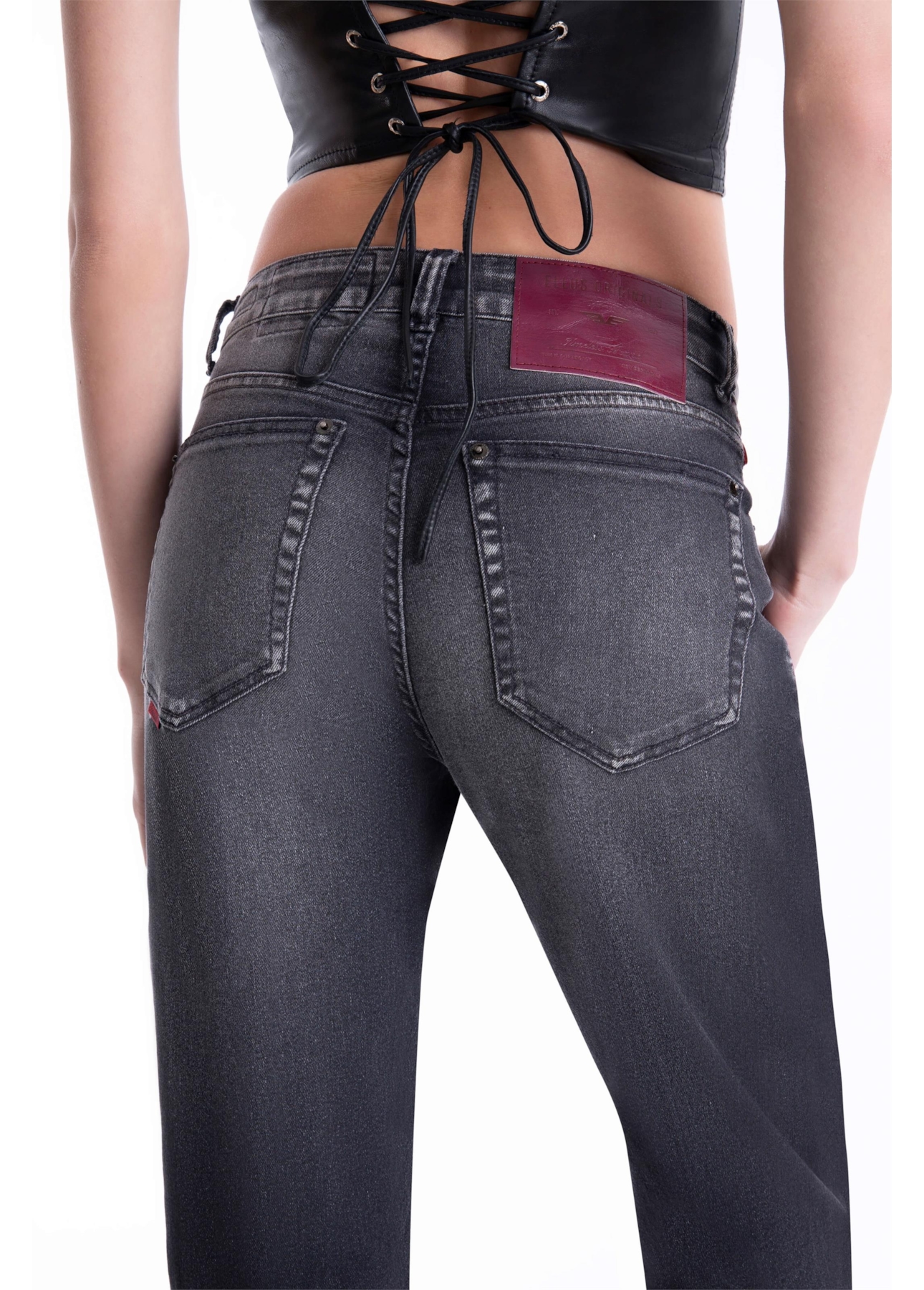 Calça Jeans Ocean Elastic 1851 Lav.Black C/ Used