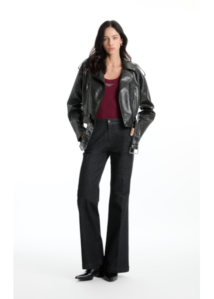 Calça Jeans Ocean Elastic Gisele Flare Lav. Amaciado