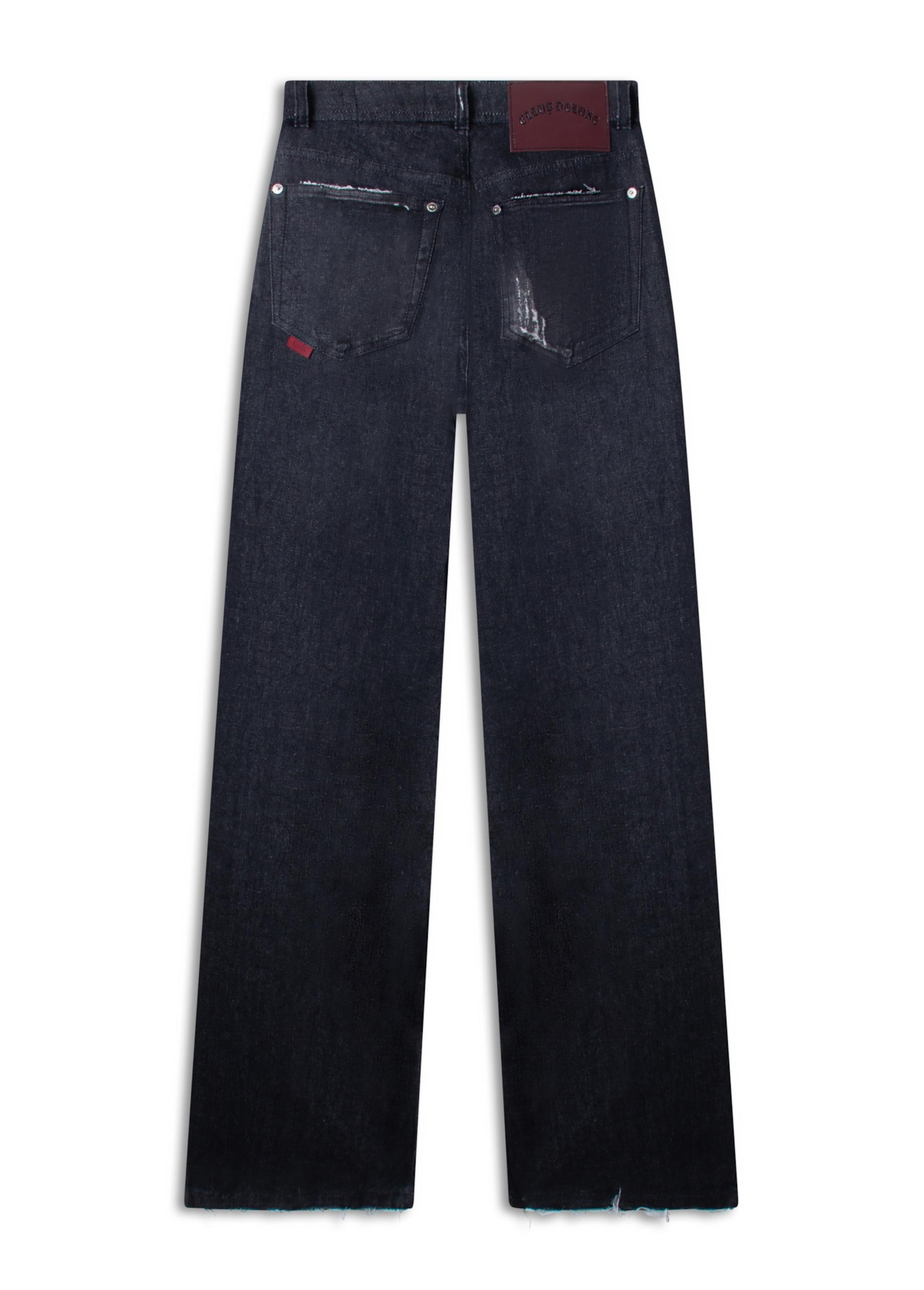 Calça Jeans Ocean Elastic Patheph 2083 - Lav. Black Com Resina