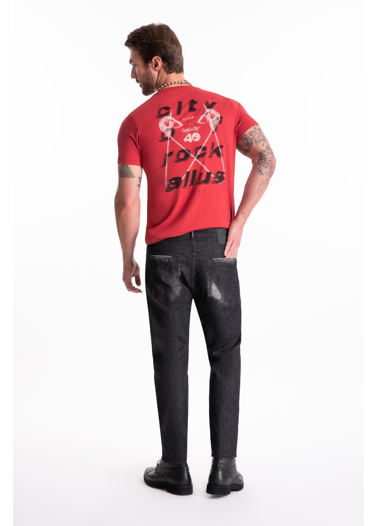 Calça Jeans Ocean Elastic Skinny Lav.Black