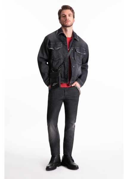 Calça Jeans Ocean Elastic Skinny Lav.Black