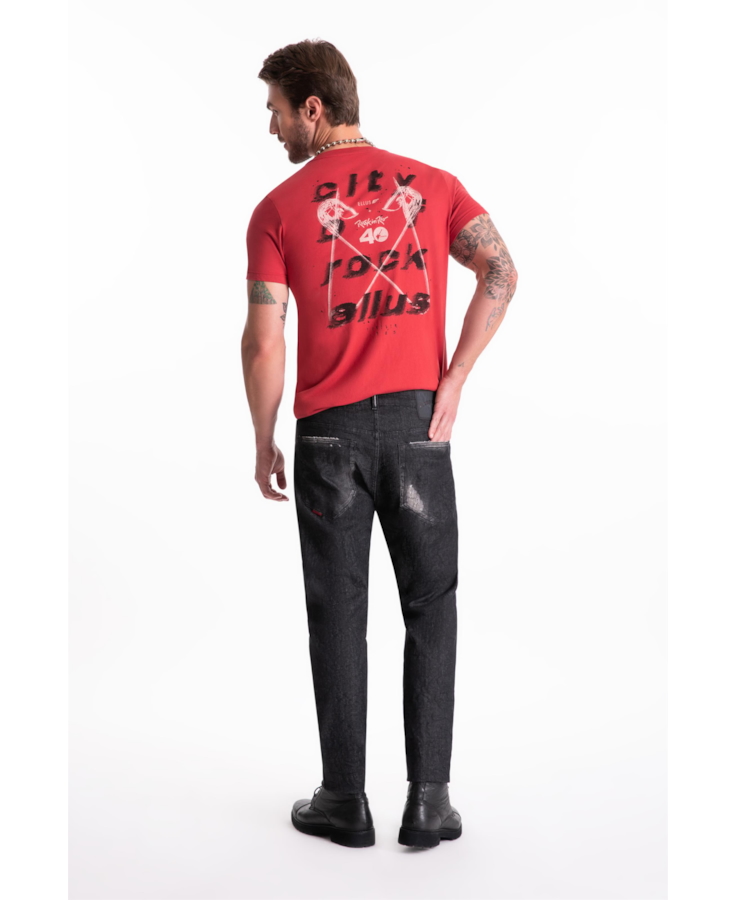 Calça Jeans Ocean Elastic Skinny Lav.Black