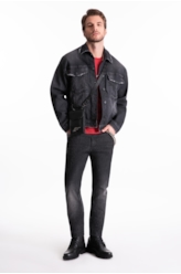 Calça Jeans Ocean Elastic Skinny Lav.Black