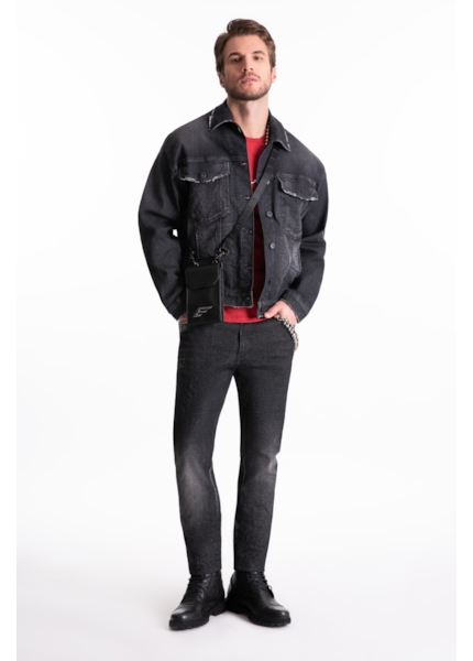 Calça Jeans Ocean Elastic Skinny Lav.Black