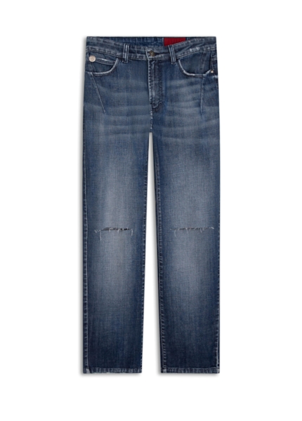 Calça Jeans Original Cross Low Rise 1902-Lav.Medio C/Navalhad
