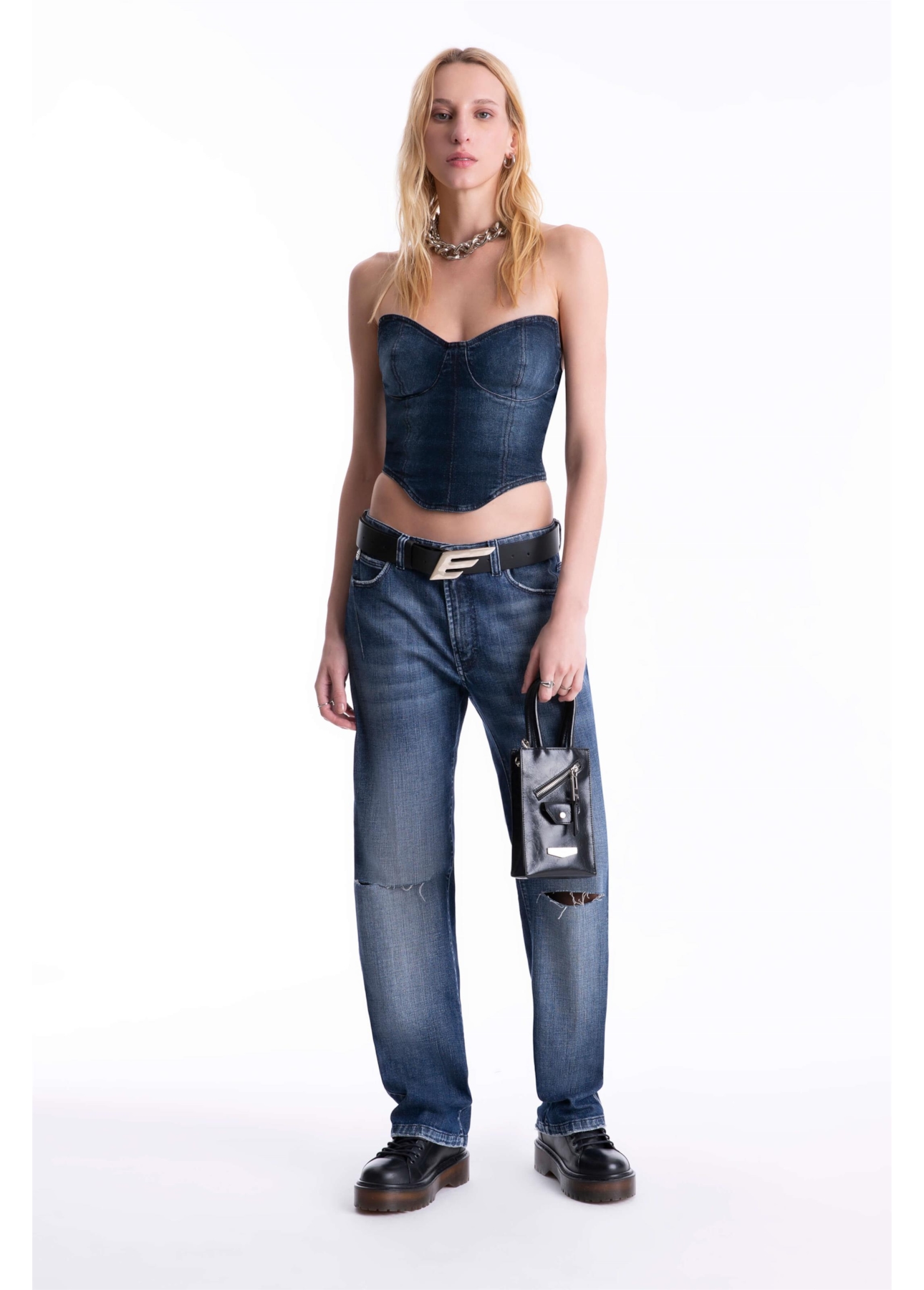 Calça Jeans Original Cross Low Rise 1902-Lav.Medio C/Navalhad