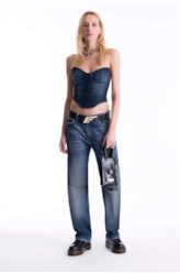Calça Jeans Original Cross Low Rise 1902-Lav.Medio C/Navalhad