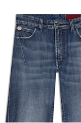 Calça Jeans Original Cross Low Rise 1902-Lav.Medio C/Navalhad