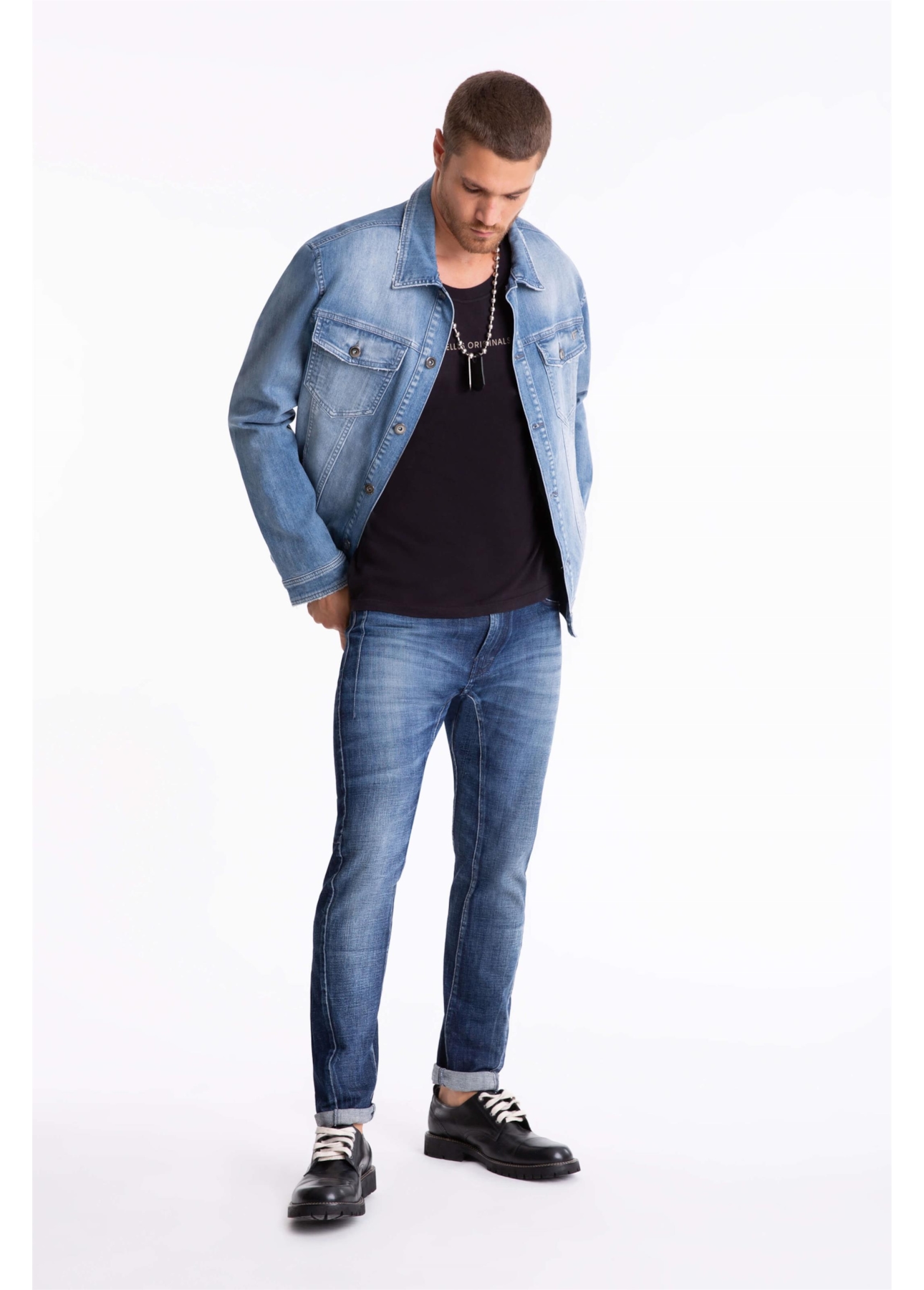 Calça Jeans Original Cross Ly 1787-Lav.Escuro C/ Tie Dy