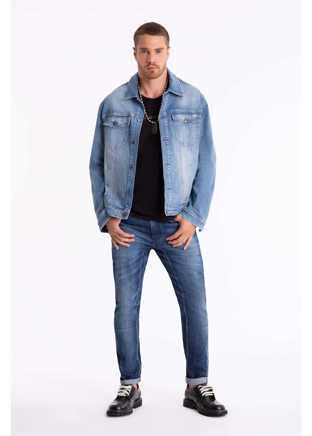 Calça Jeans Original Cross Ly 1787-Lav.Escuro C/ Tie Dy