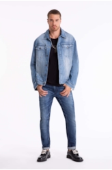 Calça Jeans Original Cross Ly 1787-Lav.Escuro C/ Tie Dy