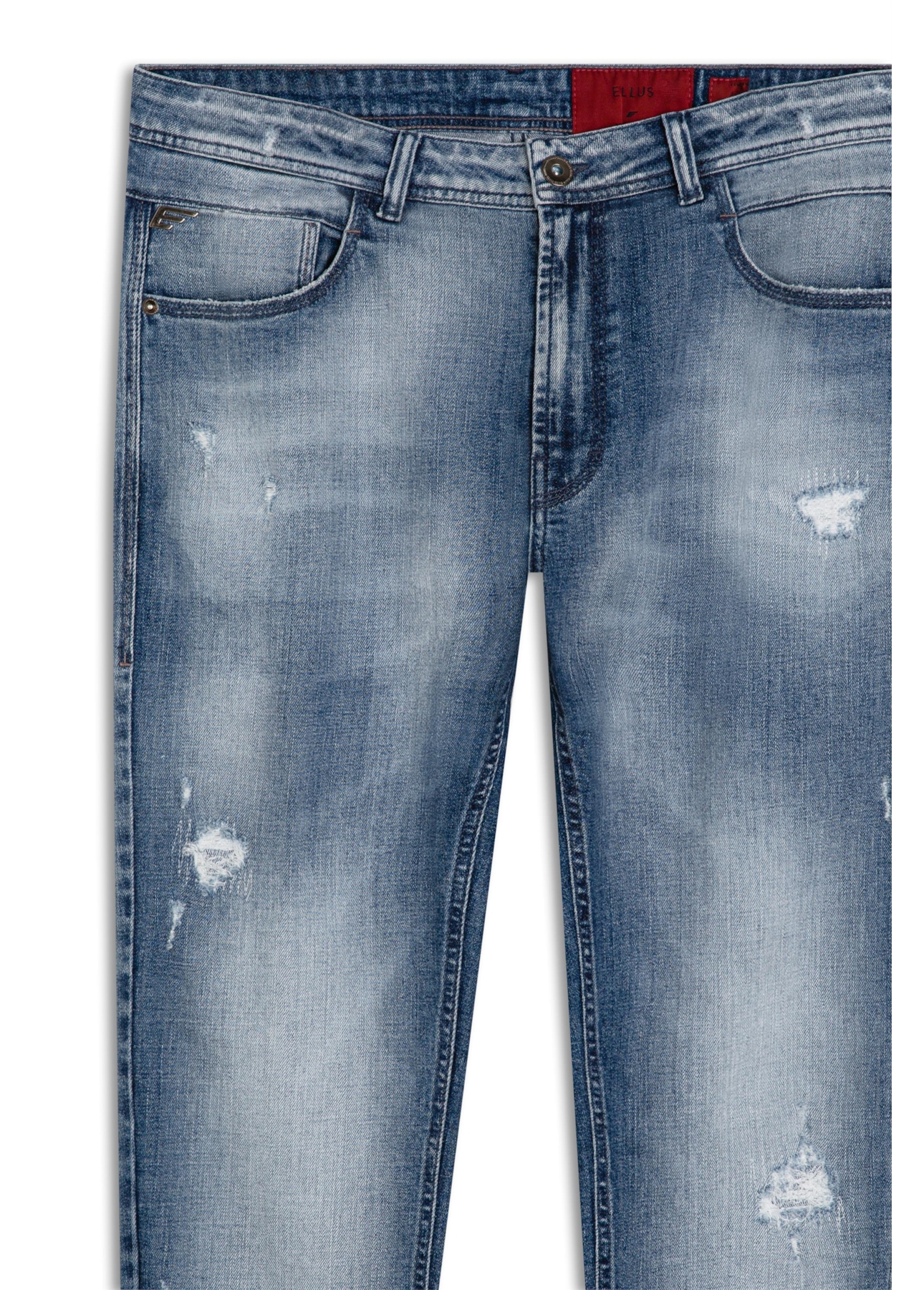 Calça Jeans Original Cross Skinny Pala Lav.Medio C/ Puidos+patch