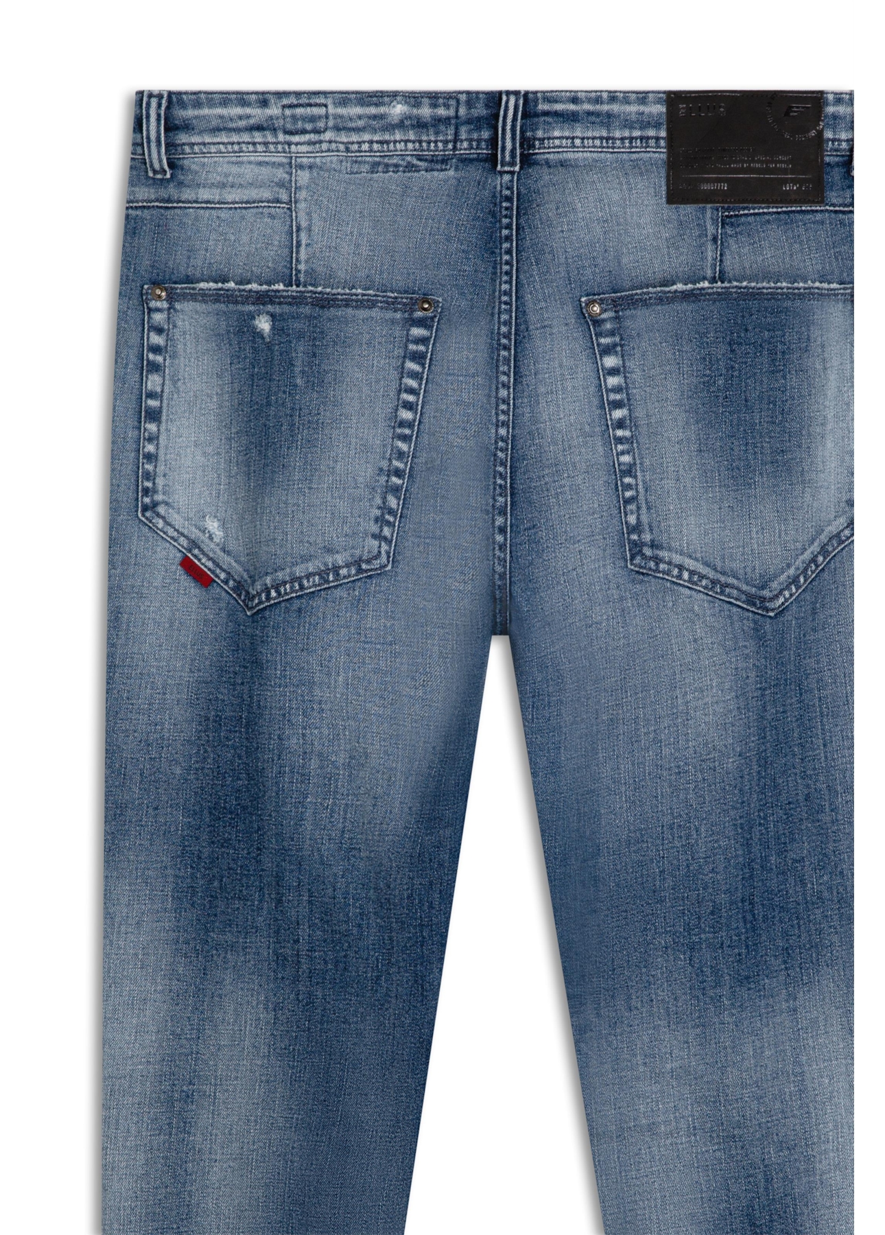 Calça Jeans Original Cross Skinny Pala Lav.Medio C/ Puidos+patch