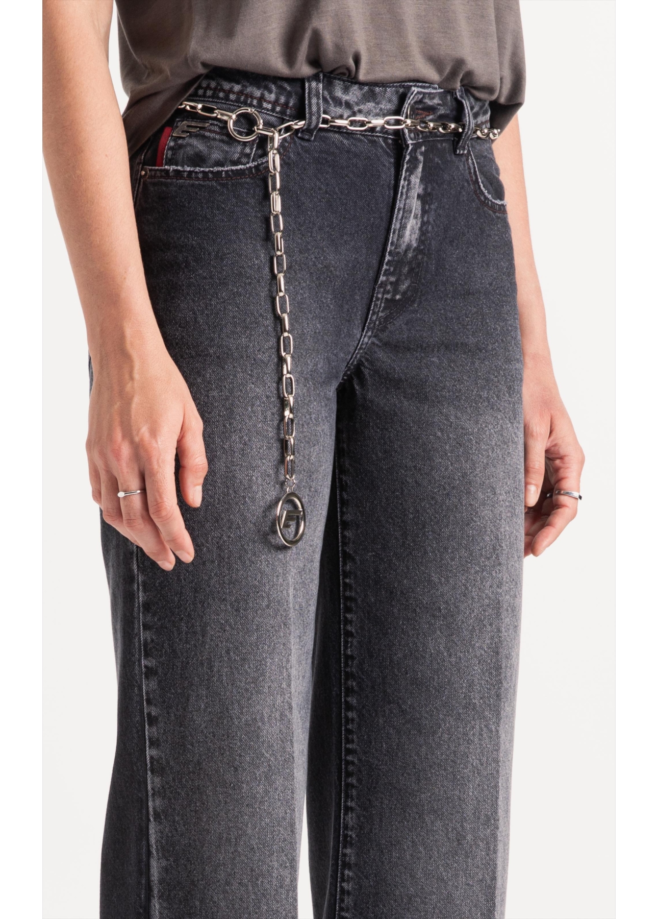 Calça Jeans Originals Black  (Patte d Eph) Lav. Escuro Com Rebolo