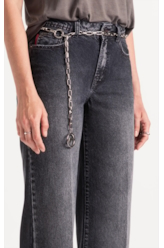Calça Jeans Originals Black  (Patte d Eph) Lav. Escuro Com Rebolo